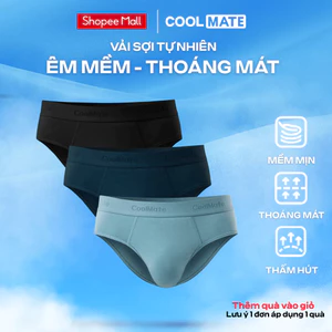 Combo 3 Quần lót nam Brief Lenzing Modal vải êm mềm mịn thoáng khí thấm hút Coolmate