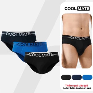 Combo 3 Quần lót Nam Brief Ex-Comfort Modern Bamboo mềm mại kháng khuẩn Coolmate