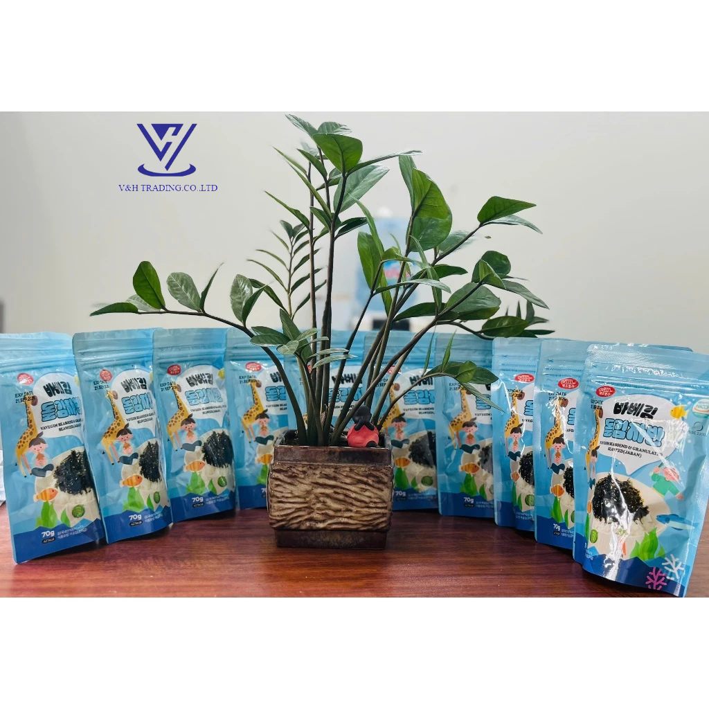 COMBO RONG BIỂN TRỘN CƠM BABY KIM HÀN QUỐC GÓI 70g