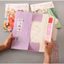 Có sẵn màu và cọ Set tranh tô màu nước - Tranh tô màu cổ trang phong cảnh hoa lá - thiếu nữ thanh xuân TPAT