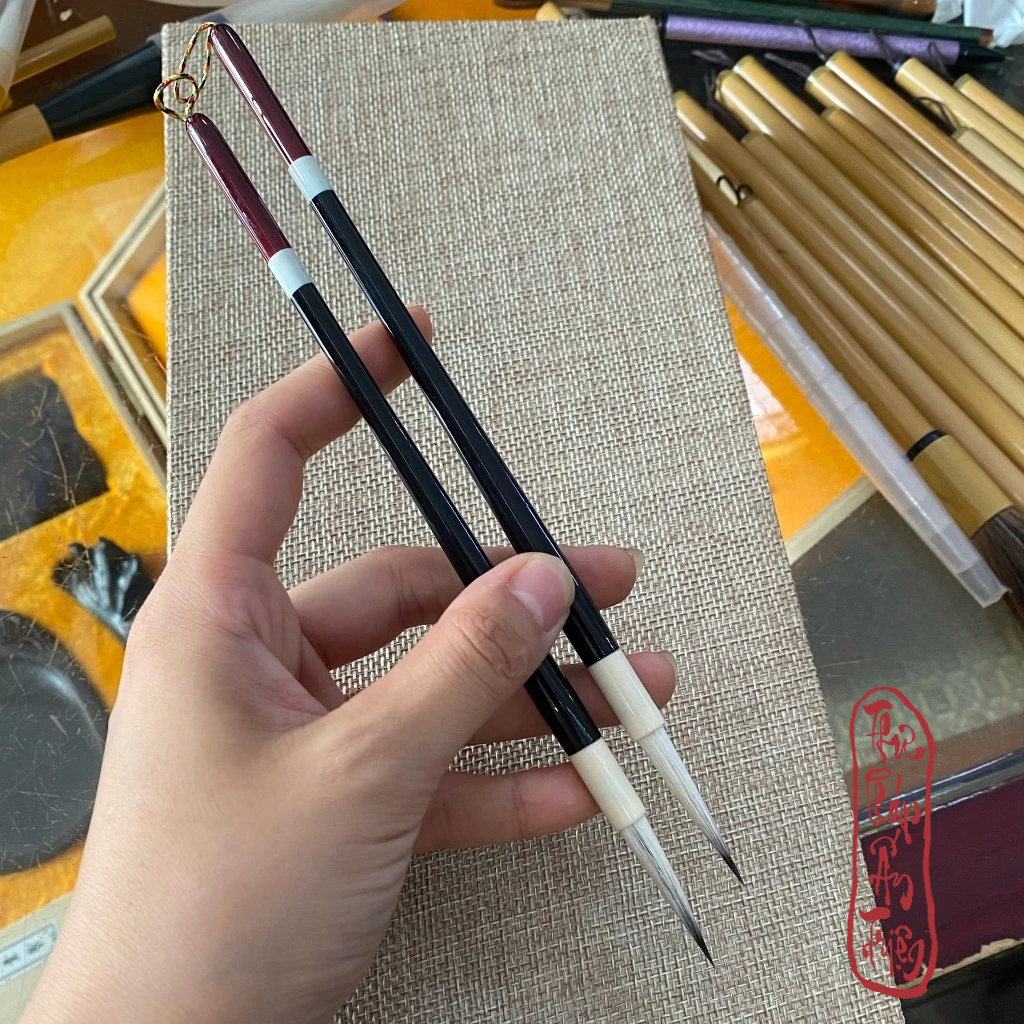 Bút lông thư pháp xuất phong dài chuyên dụng viết tiểu hành thư