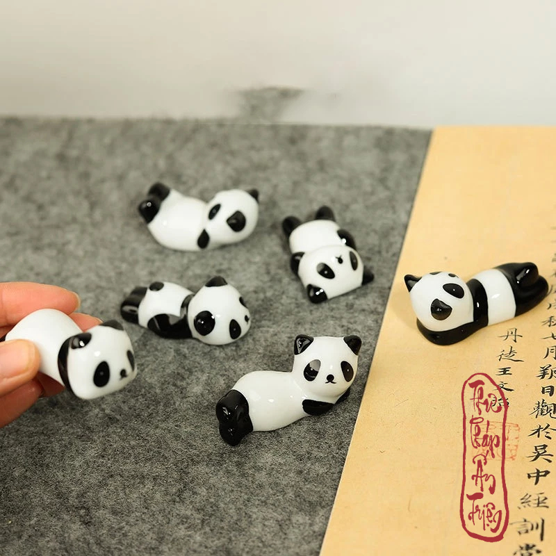 Gác bút sứ thư pháp mini dễ thương decor bàn học