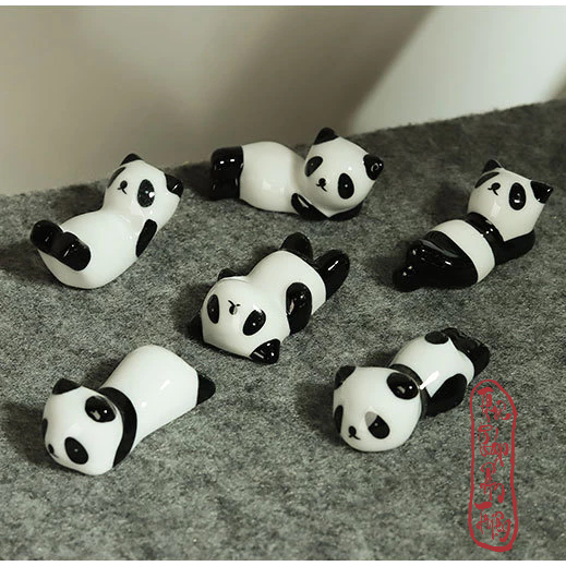 Gác bút sứ thư pháp mini dễ thương decor bàn học
