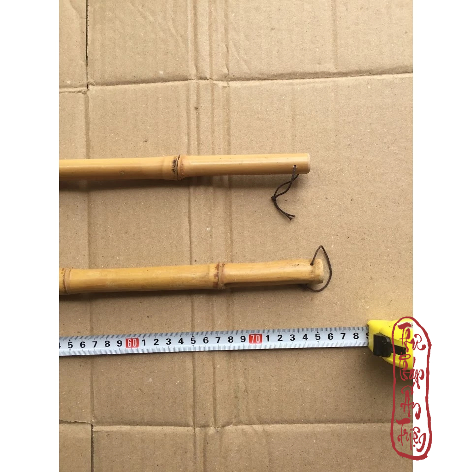 Bút lông thư pháp đại tự cỡ siêu lớn dài 75cm thân trúc cao cấp