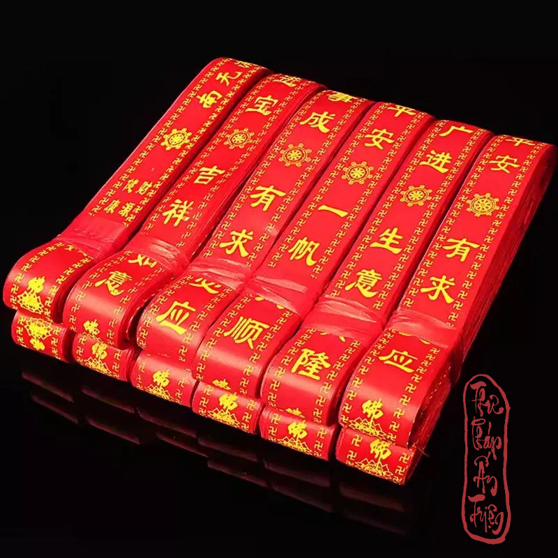 [NHIỀU MẪU] 50 SỢI DÂY ƯỚC NGUYỆN VẢI LỤA MAY MẮN BÌNH AN TÀI LỘC DÂY PHƯỚC ĐỚI