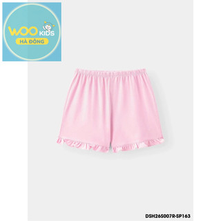 Bộ Đồ Bé Gái DSH26S007R | Wookids | 2-9 Tuổi | 100% Cotton Mềm Mát, Dễ Thương, Năng Động