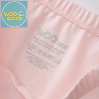 Quần Lót Bé Gái DUW25F003S | Wookids | Combo 3 Chiếc | Size 90-130 | Cotton Co Giãn Mềm Mại, Êm Ái