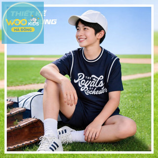 Set Đi Chơi Bé Trai TSC26S015R Wookids | Bộ Đồ Bé Trai 5-14 Tuổi Năng Động Mềm Mát Thời Trang Trẻ Em