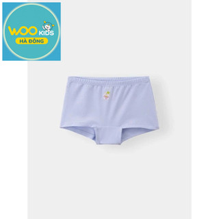 Quần Lót Bé Gái DUW25F004S | Wookids | Combo 3 Chiếc | Size 90-130 | Cotton Co Giãn Mềm Mại, Êm Ái