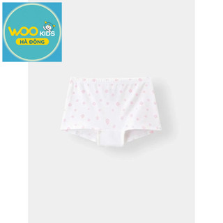 Quần Lót Bé Gái DUW25F002S | Wookids | Combo 3 Chiếc | Size 90-130 | Cotton Co Giãn Mềm Mại, Êm Ái