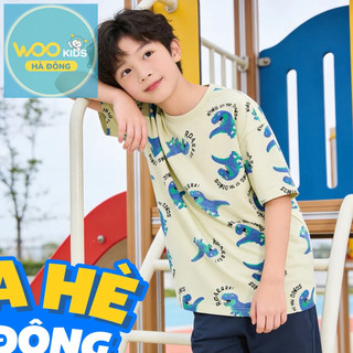 Bộ Đồ Bé Trai KSH26S017R | Wookids | 2-9 Tuổi | 100% Cotton Thoáng Mát, Năng Động, Dễ Mặc