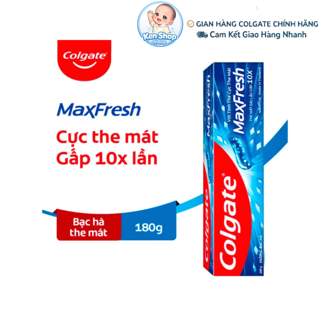 Kem đánh răng Colgate Maxfresh bạc hà 180g