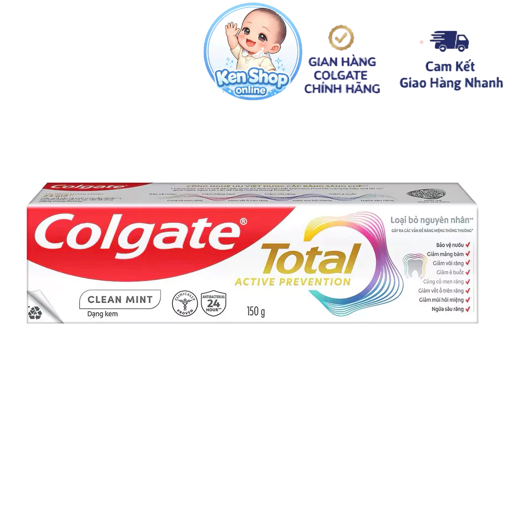 Kem đánh răng Colgate Total 150g