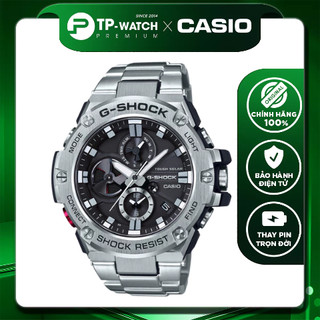 Đồng Hồ Nam Dây Thép Casio G-Shock G-Steel GST-B100D-1A Bluetooth | Năng Lượng Mặt Trời | GST-B100D-1ADR