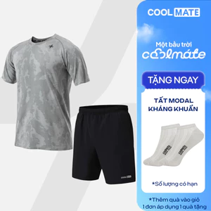 Set thể thao nam Áo thun Jacquard Seamless + Quần short 7 inch Thoáng khí thấm hút Coolmate
