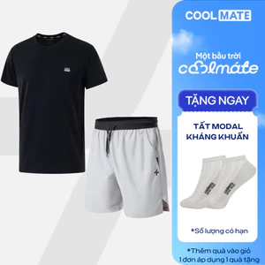 Set thể thao nam Áo Thun Promax-S1 + Quần 6 inch đai siêu co giãn, set Pickleball Coolmate