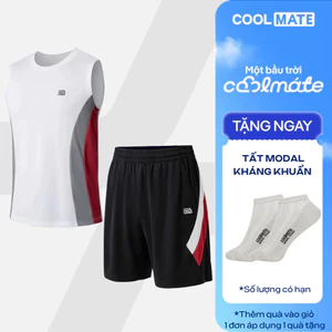 Set đồ thể thao nam Pickleball Áo sát nách Quần Promax Flexline Active thoáng khí Coolmate