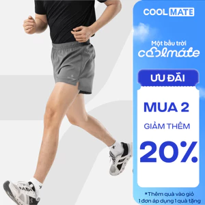 Quần short nam thể thao chạy bộ Running Essentials 5 inch thoải mái, co giãn, thấm hút Coolmate
