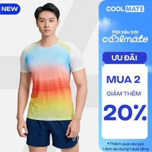 Áo thun thể thao đa năng AirFlow Exdry Gradient chạy bộ, pickleball siêu nhẹ Coolmate
