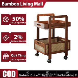 Xe đẩy bàn phụ Xe đẩy cạnh ghế sofa đựng đồ trang trí sách đồ dùng gia đình phòng ngủ/phòng khách