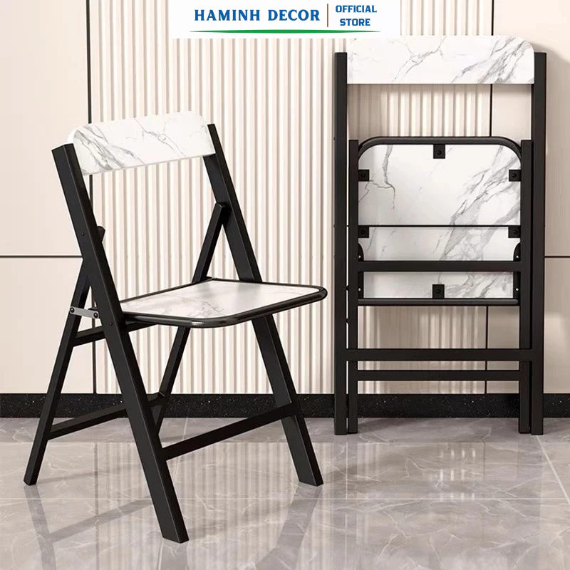 Ghế gấp Gỗ MDF lõi xanh chống nước ,chống xước, chống cong vênh, khung thép phun sơn tĩnh điện chống han dỉ HM1000