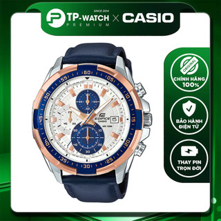 Đồng hồ nam dây da Casio Edifice EFR-539L-7CVUDF size lớn | Edifice EFR-539L-7C
