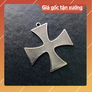Mặt dây chuyền unisex cross ERD gothic mạ bạc 925( chỉ bán mặt)