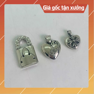 Mặt dây chuyền Chrome Heart mạ bạc 925 giá rẻ chỉ bán mặt.