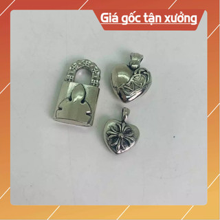 Mặt dây chuyền Chrome Heart mạ bạc 925 giá rẻ chỉ bán mặt.