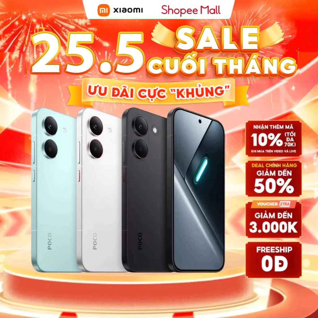 [KOL] Điện thoại XIAOMI POCO X8 Pro (8+256GB | 8+512GB | 12+512GB) | Màn 6.59" 1,5K 120Hz - Bảo Hành 18 Tháng