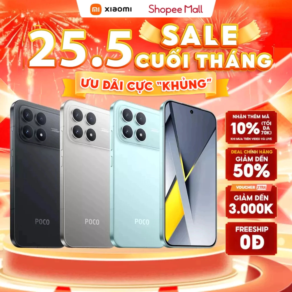 Điện Thoại Xiaomi POCO F8 Pro (12GB + 512GB) | Màn Hình Amoled 6.59"  | 120Hz  | Pin 6.210 mAh