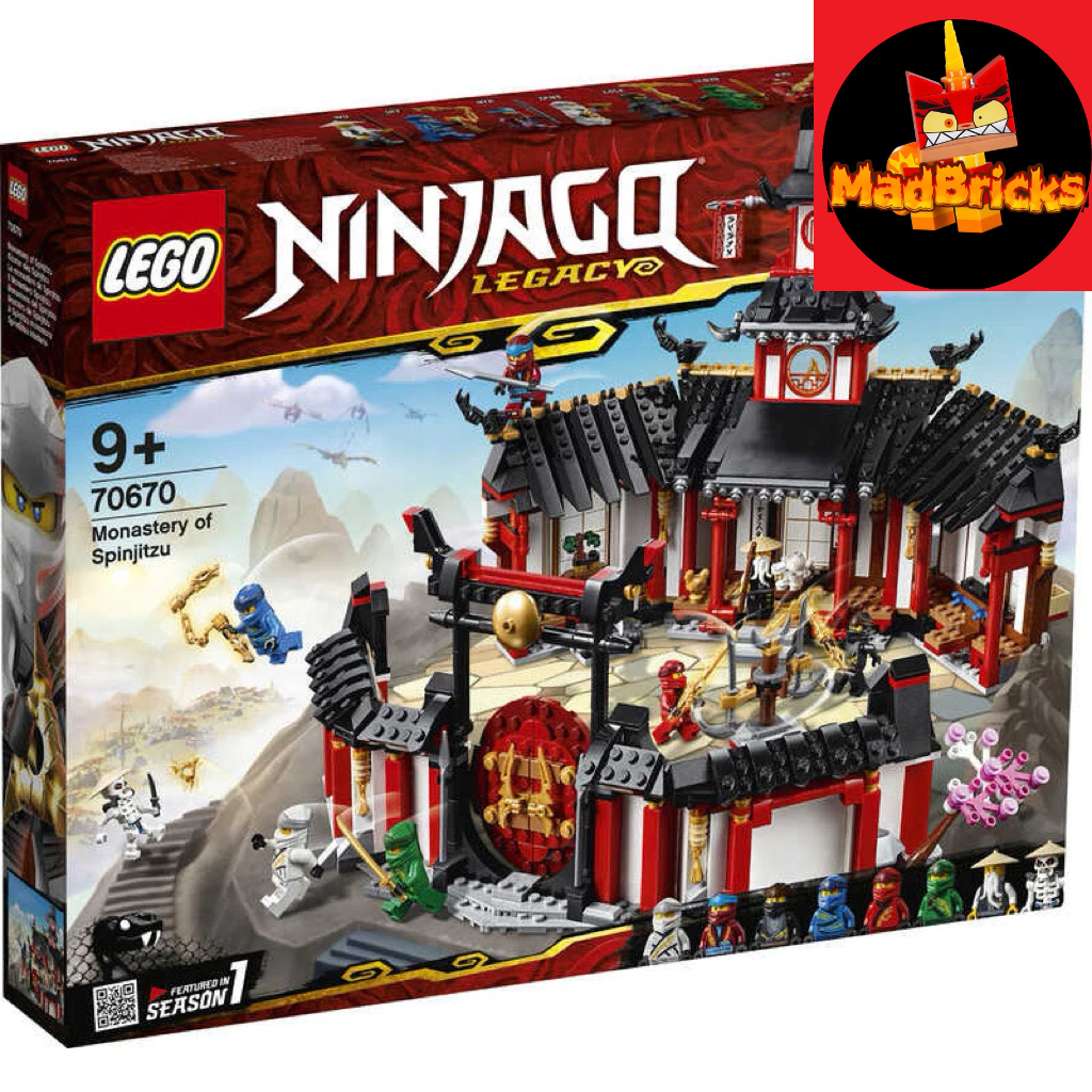 Combo 13 Cuốn Sách Việt nam HÀNG CÓ SẴN SIỂU RẺ) LEGO 70670 - Ninjago - Monastery of Spinjitzu