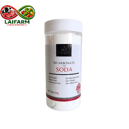 [Laifarm] Phụ Gia Muối Nở Làm Xốp Bánh Baking Soda Thương Hiệu Gold Bone Trọng Lượng 250gr
