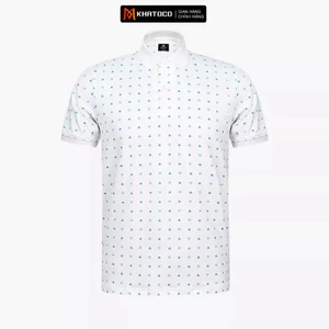 Áo polo nam KHATOCO không túi mã A2MN458R2-CNIN 051-2802-N