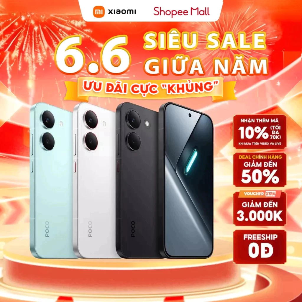[KOL] Điện thoại XIAOMI POCO X8 Pro (8+256GB | 8+512GB | 12+512GB) | Màn 6.59" 1,5K 120Hz - Bảo Hành 18 Tháng