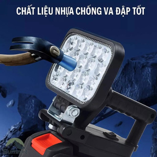 [COD] Đèn led 35/55 mắt siêu sáng sử dụng chân pin phổ thông MAKITA có 2 chế độ sáng, có 2 cổng sạc USB