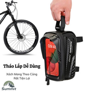 [COD] Túi Treo Sườn Xe Đạp Vỏ Cứng, Chống Nước, Túi Xe Đạp Size Lớn Đủ Kích Thước, Cảm Ứng, Tiện Dụng