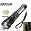 Đèn pin A76 siêu sáng chiếu xa 300m có Zoom xa gần, chống nước IPX4, pin trâu 7 chế độ sáng