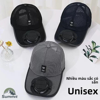 [COD] Mũ quạt kèm dây sạc,có năng lượng mặt trời hỗ trợ chống tia cực tím và thoáng khí,phù hợp cho hoạt động ngoài trời