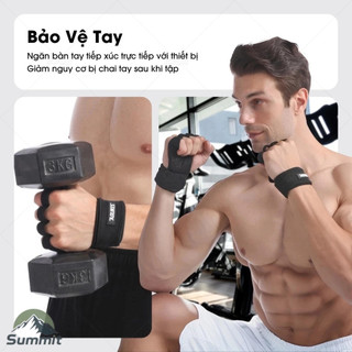 [COD] Găng tay tập gym - Găng tay tập gym kết hợp bảo vệ cổ tay thời trang chính hãng Găng Tay Hở Ngón Tập Gym Nam Nữ