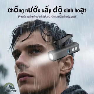 [COD] Đèn đầu đeo tai siêu sáng mạnh chuyên dụng để câu cá đêm, thời gian sử dụng siêu dài, sạc pin cảm ứng đeo đầu