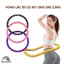 Vòng Lắc Eo Lò Xo Bọc Vải Mềm Tập Thể Dục, Tập Gym, Tập Yoga Tại Nhà
