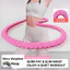 Vòng Lắc Eo Lò Xo Bọc Vải Mềm Tập Thể Dục, Tập Gym, Tập Yoga Tại Nhà