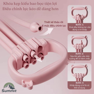 [COD] Dây kháng lực số 8 cao cấp điều chỉnh 6 mức lực đa năng tập tay vai lưng