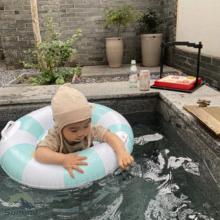 [COD] Phao Tập Bơi Tròn Kẻ Sọc Cho Bé 0-4 Tuổi