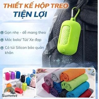 [COD] Khăn Lạnh Thể Thao Kèm Hộp - Làm Mát Tức Thì, Khô Nhanh, Tiện Lợi Mang Theo