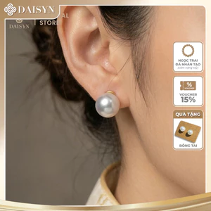 N478 (1 đôi) Bông tai Ngọc không ngứa không gây kích ứng da bông tai sang trọng cho nữ