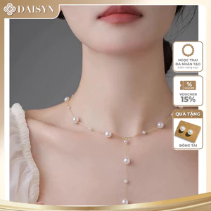 N922 vòng cổ ngọc trai nhân tạo sang chảnh , dây chuyền ngọc trai phối đồ phong cách vintage cho nữ