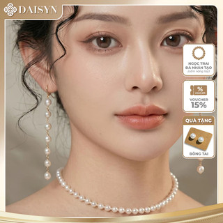 [ DAISYN ] N947 Bông tai nữ 7 hạt ngọc trai nhân tạo 6li  xinh xắn cho nữ