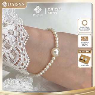 [ DAISYN ] N876 Vòng tay ngọc trai nhân tạo xinh xắn cho nữ hạt 5li 12li
